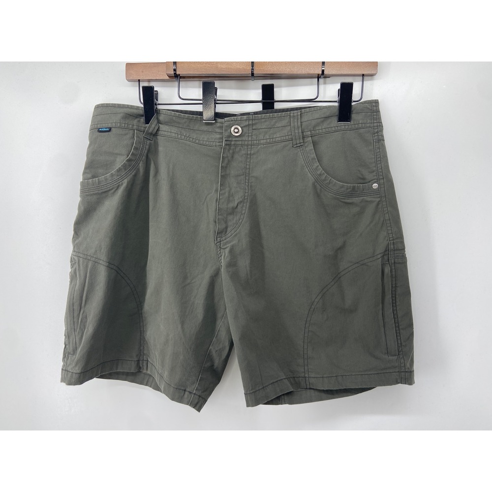 KUHL Shorts Mens 38 Green Renegade 5125 Hiking Outdoor Gorpcore Utility Tactical
